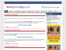 Tablet Screenshot of bettingonthedogs.co.uk